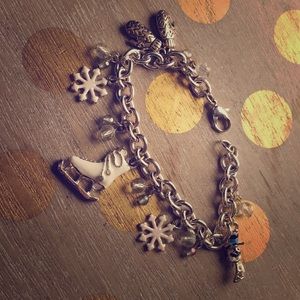Winter Figure Skate Bracelet